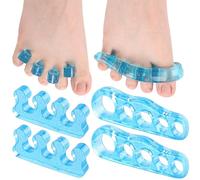 DR JK - ToePal original : séparateurs et écarteurs d’orteils en gel (4 articles), aident à lutter contre les oignons, les orteils en marteau, en griffe ou courbés, etc. Idéal pour les yogis, les danseurs et les athlètes.