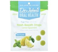 Dr. John's Healthy Sweets Fresh Breath Drops Lot de 24 gouttes d'haleine sans sucre, sans colorant, à base de plantes, compatibles avec le régime cétogène, sac de 109,1 g