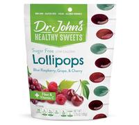 Dr. John's Healthy Sweets Sans sucre Fruit Lollipops Raisin, cerise, framboise bleue 3,85 Once