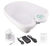 Dr.Lefran Machine de Bain de Massage des Pieds détox aux ions négatifs Tout-en-Un, Nettoyage cellulaire, Accueil Santé Spa Machine Foot Spa Tub 1 Ensemble de Soins de réseau avec Bassin en Plastique