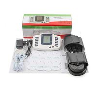 Dr.Lefran Stimulateur Musculaire électrique EMS, 16 Coussins, Stimulateur Musculaire de Thérapie TENS, pour Le Traitement de la Douleur et du Traitement, 10 Niveaux de Puissance de Massage