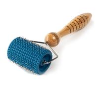 Dr. Lyapko Rouleau de massage universel, largeur/diamètre 72/51 mm, massage universel anti-stress pour tout le corps, soulage les tensions musculaires, favorise la relaxation (bleu clair)