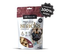 DR MALOU 100% foie d'agneau lyophilisé Friandises pour chiens 50g