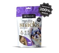 DR MALOU 100% foie de boeuf lyophilisé 50g friandises pour chiens 50g