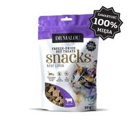 DR MALOU 100% foie de boeuf lyophilisé Friandises pour chats 50g