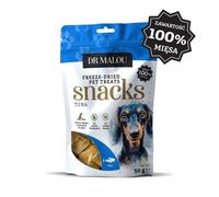 DR MALOU Liofilisé Morceaux de thon 100% friandises pour chiens 2×50 g