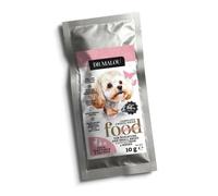 DR MALOU Puppies Nourriture lyophilisée Canard avec lait de chèvre et jaune d'œuf nourriture sèche pour chiots 10g