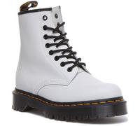 Dr Martens 1460 Bex Femmes 8 Eye Lacet Bottes Cuir en Blanc Taille UK 3 - 8