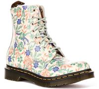 Dr. Martens Bottes mode 1460 Vonda Floral pour femme, Nuage Crème/Pop Floral, 38 EU