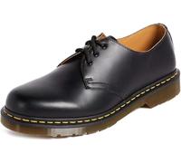 Dr. Martens Derby 1461 59 – Mixte adulte – Noir (Black Smooth/Orange) – Taille 42 EU