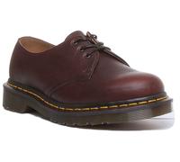 Dr Martens 1461 Abandon Unisexe 3 Eye Cuir Shoes IN Fauve Foncé Taille UK 3 - 13