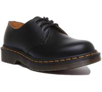 Dr Martens 1461 Chaussure À 3 Oeillets Jaune Couture En Noir Taille UK 3 - 13