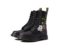 Dr. Martens 1490 Floral DM27453001, Womens bovver Boots, Black, 43 EU