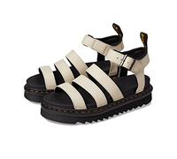 DR. MARTENS Femme Blaire Sandals, Parchment Beige Pisa, 40 EU