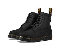DR MARTENS 31190001 8 Eye Boot Homme Black Connection Wp & Black Coated Nylon EU 36