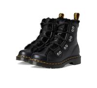 Dr. Martens 31876001 1460 Lace to Toe Fur Lined Nappa Leather Lace Up Boots Femme BLACK EU 39