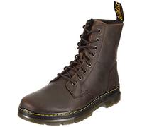 Dr. Martens 8 Eye Boot, Amphibiens Homme, Dark Brown Crazy Horse, 44 EU