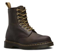 Dr. Martens 8 œillets, Rangers Femme, Marron Marron Aztèque Crazy Horse 200, 41 EU
