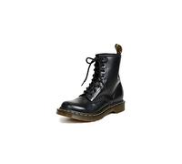 Dr. Martens 8 œillets, Rangers Femme, Noir Noir Noir Gras, 43 EU