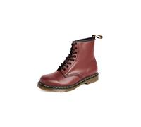 Dr. Martens 8 œillets, Rangers Femme, Rouge Cerise Lisse, 42 EU