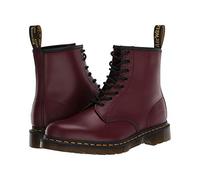 Dr. Martens 8 œillets, Rangers Femme, Rouge Cerise Rouge Lisse, 37 EU