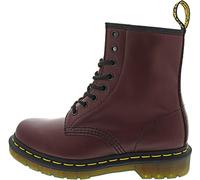 Dr. Martens 8 œillets, Rangers Femme, Rouge Cerise Rouge Lisse, 37 EU