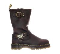 Dr. Martens Bottes femmes Anistone Hi cuir marron semelle à coutures jaunes 40