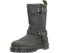Dr. Martens Anistone Hi Charcoal Grey Burnished Waxy Pull Up Wp 40