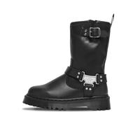 Dr. Martens - Anistone High Leather Biker - Homme - Chaussures - Noir - Taille: 42 EU