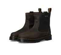 Dr. Martens Anistone Lo Bottes en cuir unisexe pour adulte, gris charbon, 9 Women/8 Men
