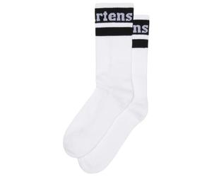 Dr. Martens - Athletic Logo Sock - Chaussettes multifonctions - Unisex M/L | EU 41.5-48 - white / black