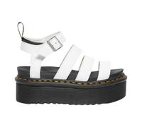 Dr. Martens - Blaire Quad Sandale en Cuir - Femme - Chaussures - Blanc - Taille: 40 EU