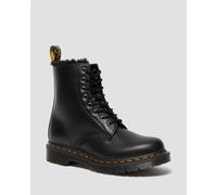 Dr Martens Boots 1460 Serena En Cuir Doublées De Fourrure Synthétique - Dark Grey Atlas - 41