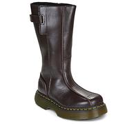 Dr. Martens Boots BUZZ HIGH BOOT DARK BROWN MILLED GLOSS in Marron 40