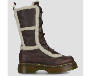 Dr. Martens Boots Buzz Lace WL High Leg Boot Dark Brown in Marron 38
