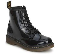 Dr. Martens Boots enfant JR BLACK PATENT LAMPER in Noir 28