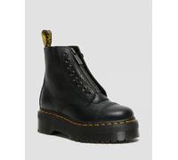Dr. Martens Femme Jungle Boot Shoes, Black Milled Nappa, 37 EU