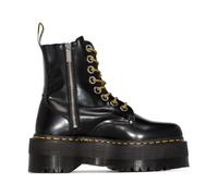 Dr. Martens Bottes Jadon Max 8 œillets Cuir Buttero Plateforme Noir Femme EU 37