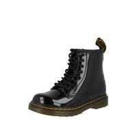 Dr. Martens Delaney, Boots mixte enfant - Noir (Black Patent Lamper) - 30 EU ( 11.5 UK )