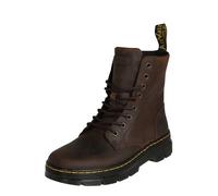 Dr. Martens Bottes à lacets 'Combs' brun foncé / jaune, Taille 37
