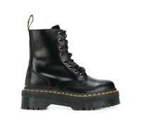Dr. Martens Bottes Jadon Femme à lacets cuir lisse plateforme Noir Taille 39