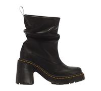 Dr. Martens - Bottes à talon en cuir Kasey Lo Virginia - Femme - Chaussures - Noir - Taille: 37 EU