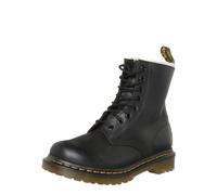Dr Martens Boots 1460 Serena En Cuir Doublées De Fourrure Synthétique - Black Burnished Wyoming - 38