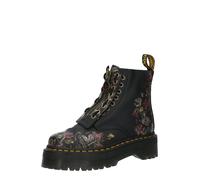 SINCLAIR DECAYED ROSES- Stivali in nappa lavorata marchio DR.MARTENS 39/BLACK NAPPA