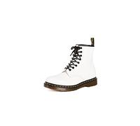 Dr. Martens Femme Bottes à Lacets Eight-Eye 1460 W Rangers, White Smooth, 36 EU