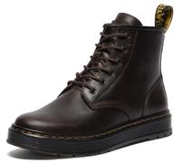 Dr. Martens Brookline Chukka Dark Brown Crazy Horse Platform pour homme, marron, 42 EU