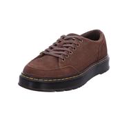 Baskets basses hommes Dr. Martens Brookline 6 Eye 6 Eye Shoe Dark Brown Bronx Suede Marron 42