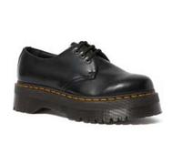 Dr. Martens Chaussures à lacets 1461 Quad Cuir lisse poli Plateforme Noir Femme Taille 38