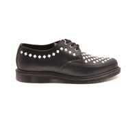 Dr. Martens - Chaussures Derby Marron à Imprimé Texte - Femme - Chaussures - Noir - Taille: 41 EU