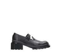 Dr. Martens - Chaussures Plates en Cuir Wanama - Femme - Chaussures - Noir - Taille: 39 EU